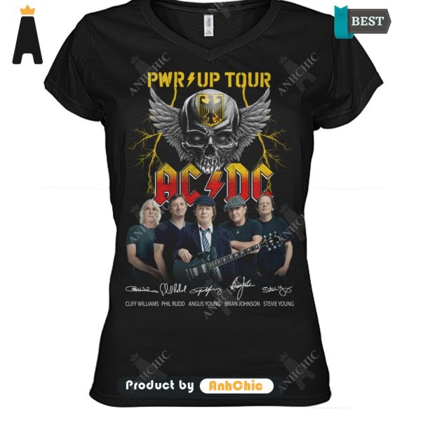 HOT AC DC PWR Up Tour 51 Anniversary 1973-2024 Thank You For The Memories Urban Vibes T-Shirt