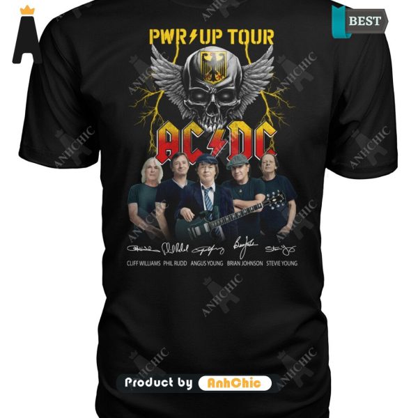 HOT AC DC PWR Up Tour 51 Anniversary 1973-2024 Thank You For The Memories Urban Vibes T-Shirt