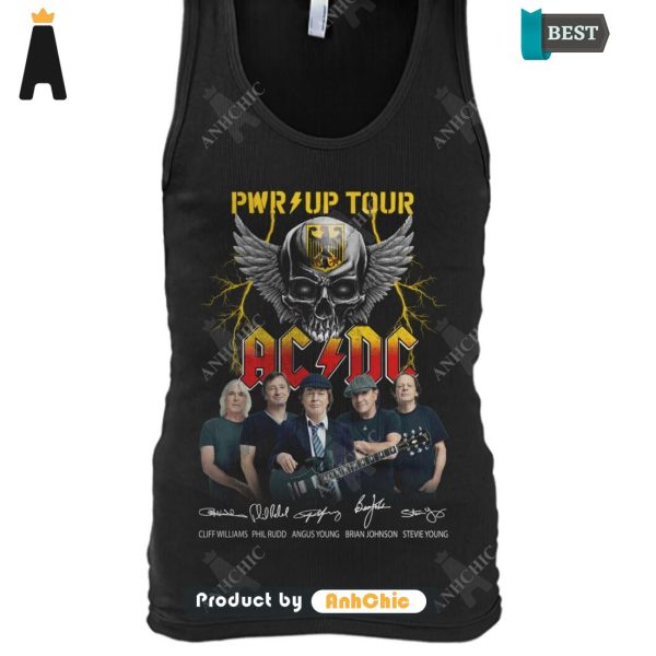 HOT AC DC PWR Up Tour 51 Anniversary 1973-2024 Thank You For The Memories Urban Vibes T-Shirt