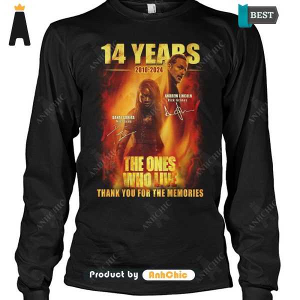 HOT Andrew Lincoil And Danai Gurira  14 Year 2010-2024 They Are The Ones Who Live Thank You For The Memories Trending Collection T-Shirt