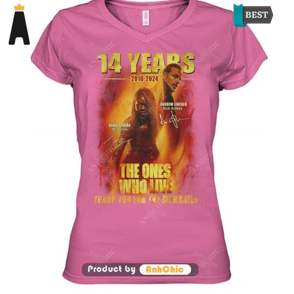 HOT Andrew Lincoil And Danai Gurira  14 Year 2010-2024 They Are The Ones Who Live Thank You For The Memories Trending Collection T-Shirt