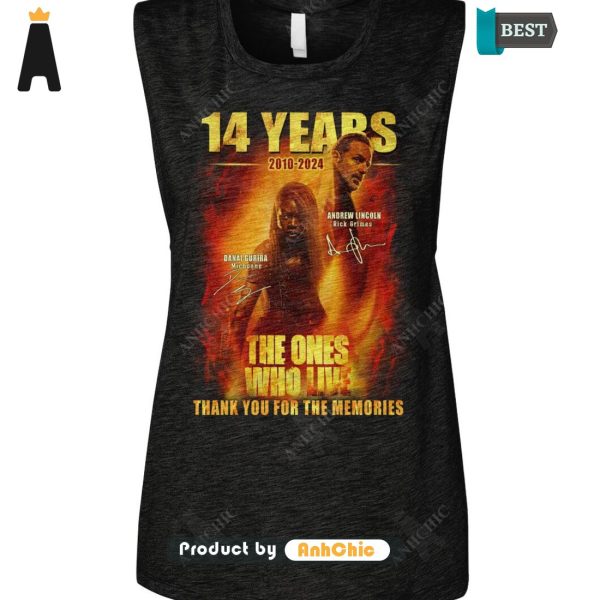 HOT Andrew Lincoil And Danai Gurira  14 Year 2010-2024 They Are The Ones Who Live Thank You For The Memories Trending Collection T-Shirt