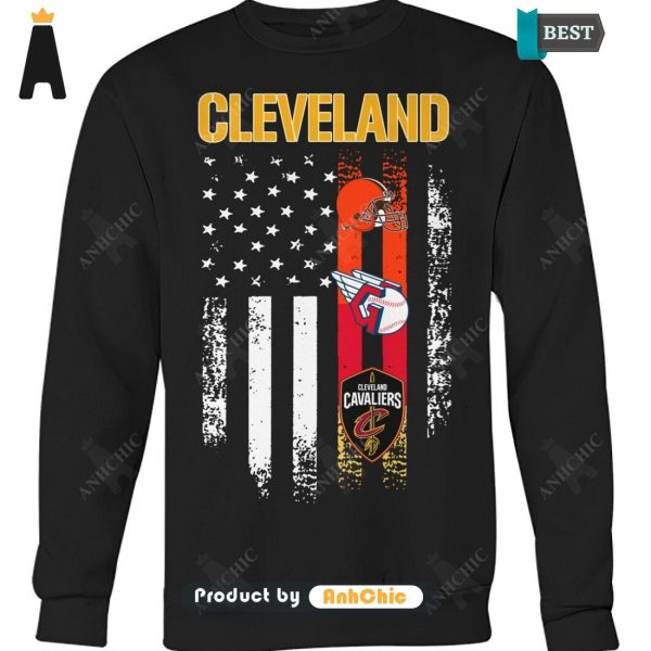 HOT City of Cleveland Cleveland Browns Cleveland Cavaliers Cleveland Guardians Luxury Comfort T-Shirt