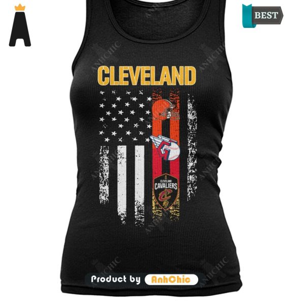 HOT City of Cleveland Cleveland Browns Cleveland Cavaliers Cleveland Guardians Luxury Comfort T-Shirt