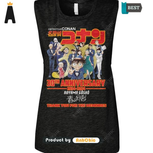 HOT Detective Conan 30th Anniversary 1994-2024 Thank You For The Memories Hot Winter T-Shirt