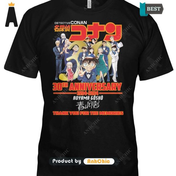 HOT Detective Conan 30th Anniversary 1994-2024 Thank You For The Memories Hot Winter T-Shirt