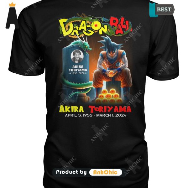 HOT Dragon Ball TORIYAMA AKIRA 1955-2024 Thank You For The Memories Hot Winter T-Shirt