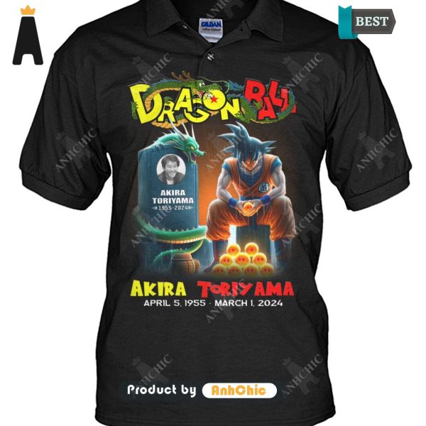 HOT Dragon Ball TORIYAMA AKIRA 1955-2024 Thank You For The Memories Hot Winter T-Shirt