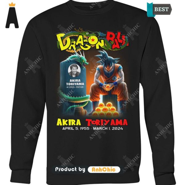 HOT Dragon Ball TORIYAMA AKIRA 1955-2024 Thank You For The Memories Hot Winter T-Shirt