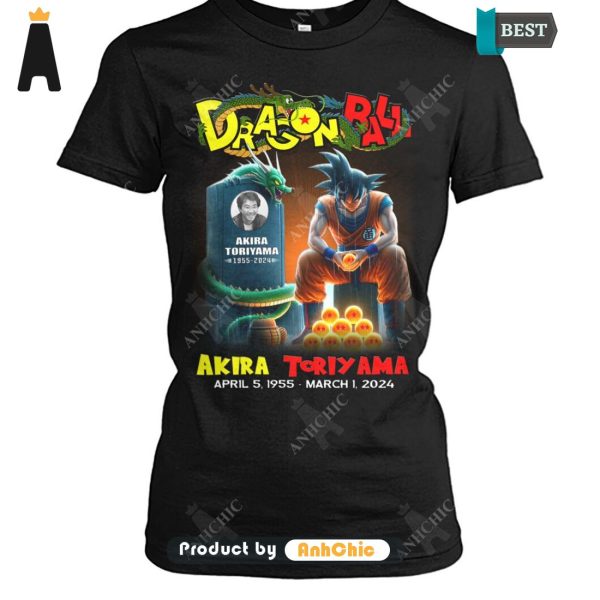 HOT Dragon Ball TORIYAMA AKIRA 1955-2024 Thank You For The Memories Hot Winter T-Shirt