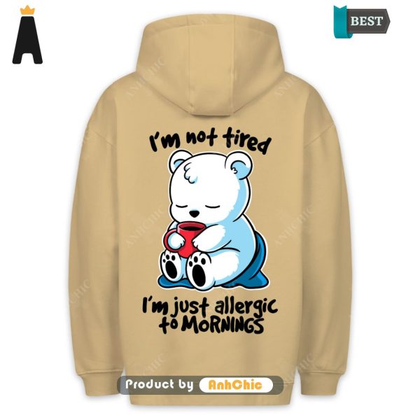 HOT FASHION Allergic To Mornings  Fusion Fashion Cute Classic Hoodie