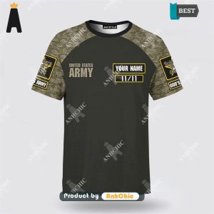 HOT FASHION Army Of God God Bless Our Veterans Modern Classics T-Shirt