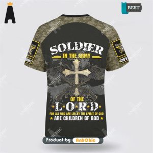 HOT FASHION Army Of God God Bless Our Veterans Modern Classics T-Shirt