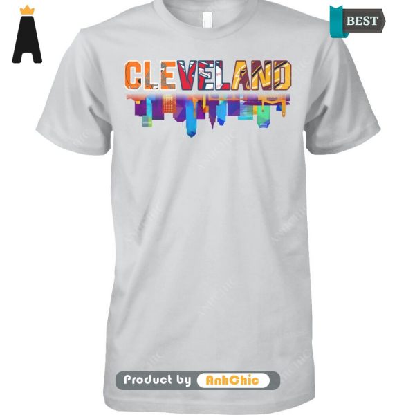 HOT FASHION City of Cleveland Cleveland Browns Cleveland Cavaliers Cleveland Guardians Street Style Elegance T-Shirt