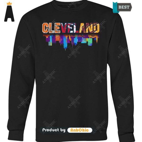 HOT FASHION City of Cleveland Cleveland Browns Cleveland Cavaliers Cleveland Guardians Street Style Elegance T-Shirt