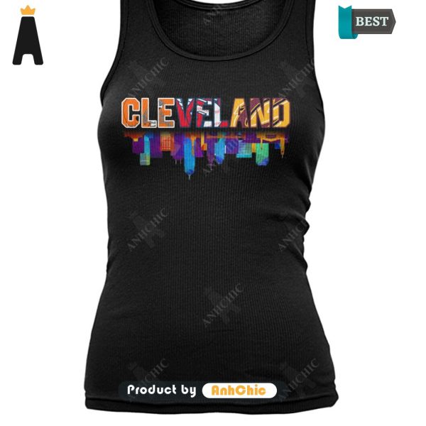 HOT FASHION City of Cleveland Cleveland Browns Cleveland Cavaliers Cleveland Guardians Street Style Elegance T-Shirt