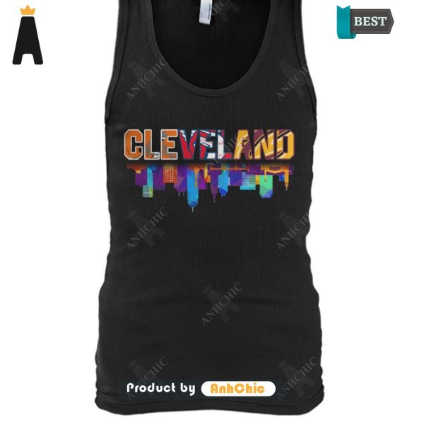 HOT FASHION City of Cleveland Cleveland Browns Cleveland Cavaliers Cleveland Guardians Street Style Elegance T-Shirt