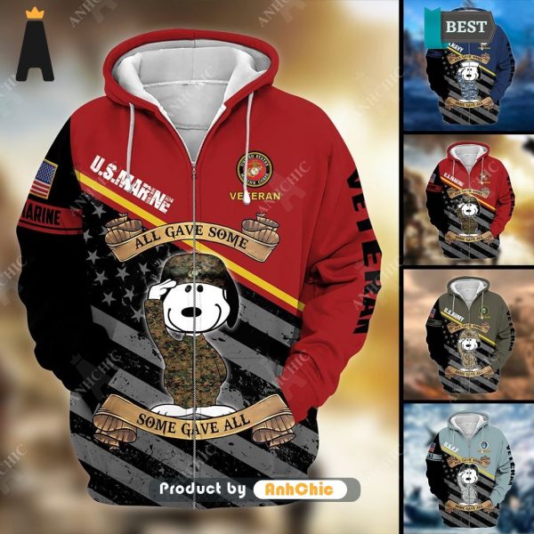 HOT FASHION  Multiple US Military Services Veteran  Street Style Elegance 3D Hoodie