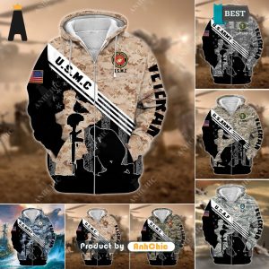 HOT FASHION  Multiple US Military Services Veteran  Trending Collection 3D Hoodie