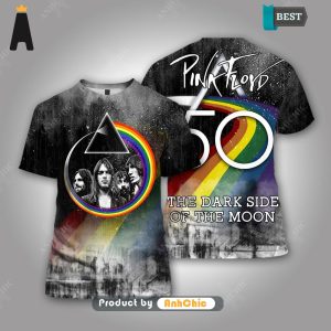 HOT FASHION Pink Floyd The Dark Side Of The Moon Luxury Comfort 3D T-Shirt