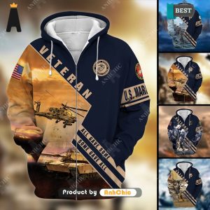 HOT  Multiple US Military Services Veteran  Fusion Fashion 3D Hoodie