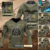 BEST-SELLING  Camo Soldiers US Veteran  POD Design 3D Hoodie