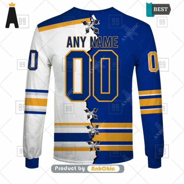 HOT Personalized NHL Buffalo Sabres Mix Jersey  Luxury Comfort 3D Hoodie