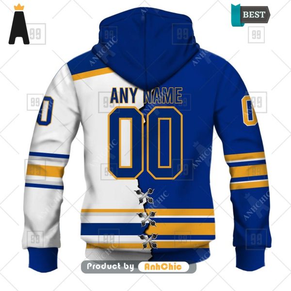 HOT Personalized NHL Buffalo Sabres Mix Jersey  Luxury Comfort 3D Hoodie