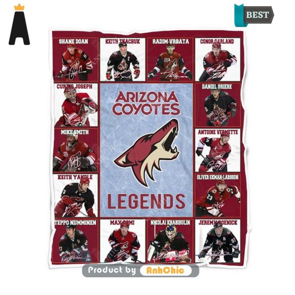 HOT TREND Arizona Coyotes Legends National Hockey League Luxury Comfort Blanket