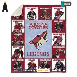 HOT TREND Arizona Coyotes Legends National Hockey League Luxury Comfort Blanket