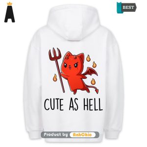 HOT TREND Cute As Hell  Urban Vibes Cute Classic Hoodie