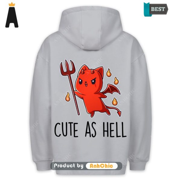 HOT TREND Cute As Hell  Urban Vibes Cute Classic Hoodie