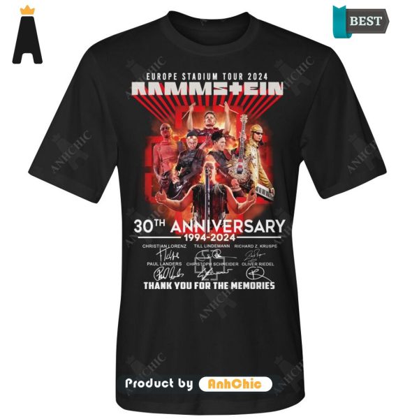 NEW RAMMS+EIN 30th Anniversary 1994-2024 Thank You For The Memories All over Printed T-Shirt