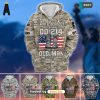 HOT  U.S Navy Veteran  Luxury Comfort 3D Hoodie