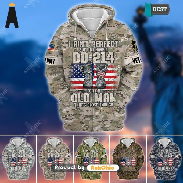 HOT  U.S Multiple Service Veteran  Luxury Comfort 3D Hoodie – H041