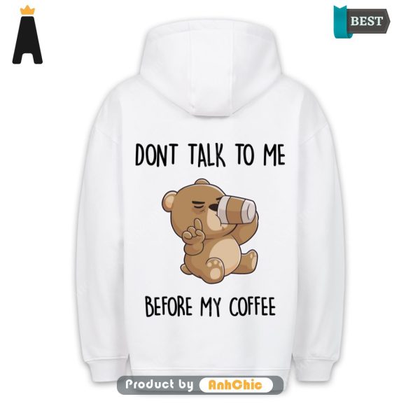 LIMITED Coffee Bear  Street Style Fusion Cute Classic Hoodie