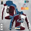 LIMITED Personalized NHL Minnesota Wild Mix Jersey  POD Design 3D Hoodie