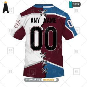 LIMITED Personalized NHL Colorado Avalanche Mix Jersey  Modern Classics 3D Hoodie