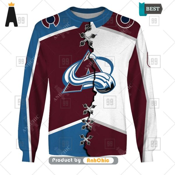 LIMITED Personalized NHL Colorado Avalanche Mix Jersey  Modern Classics 3D Hoodie