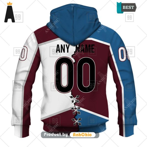 LIMITED Personalized NHL Colorado Avalanche Mix Jersey  Modern Classics 3D Hoodie