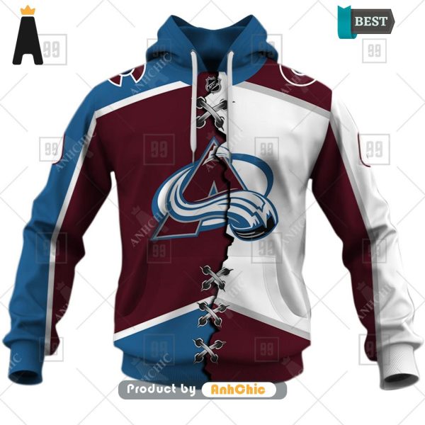 LIMITED Personalized NHL Colorado Avalanche Mix Jersey  Modern Classics 3D Hoodie