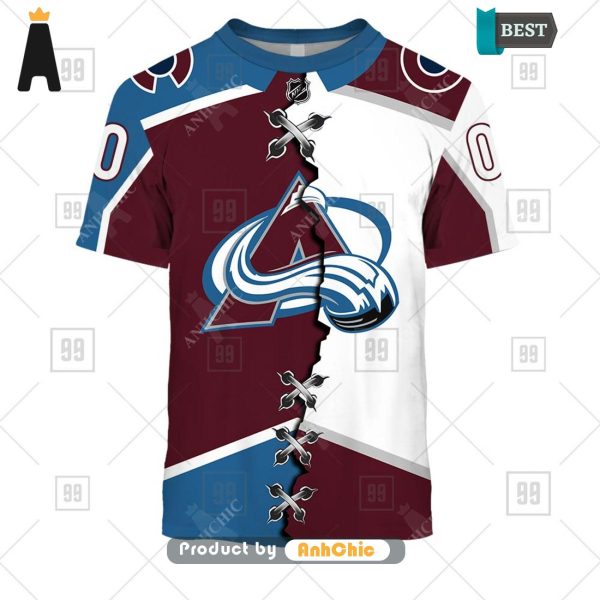 LIMITED Personalized NHL Colorado Avalanche Mix Jersey  Modern Classics 3D Hoodie