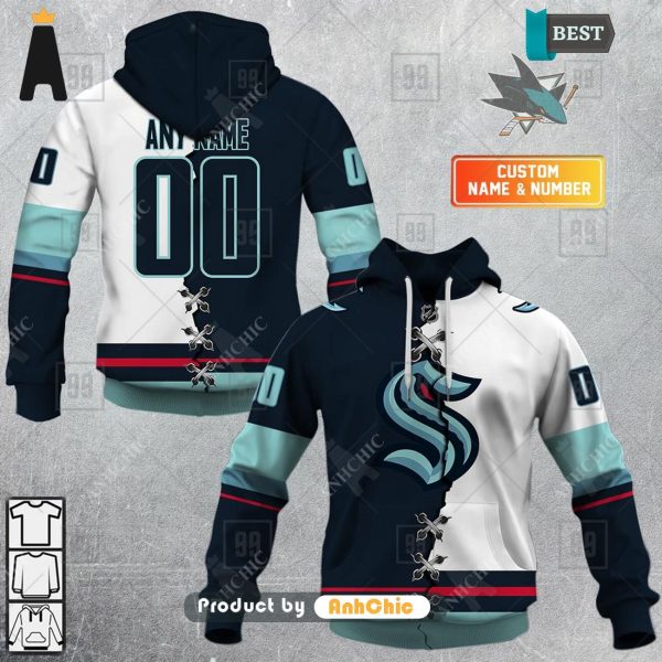 LIMITED Personalized NHL Seattle Kraken Mix Jersey  Modern Classics 3D Hoodie