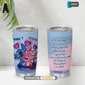 LIMITED Stitch I Will Chose You Personalized Luxury Comfort Gift For Fan Tumbler