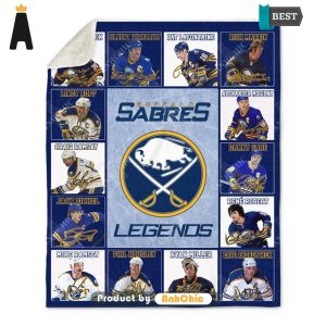 LUXURY Buffalo Sabres Legends National Hockey League Fusion Fashion Blanket