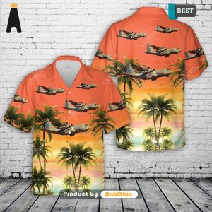 LUXURY Delaware Air National Guard 166th Airlift Wing 166th AW Lockheed All over Printed Aloha Hawaiian Shirt