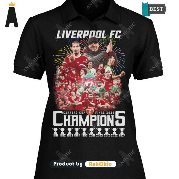 LUXURY Liverpool FC Champion CARABAO CUP 2024  T-Shirt