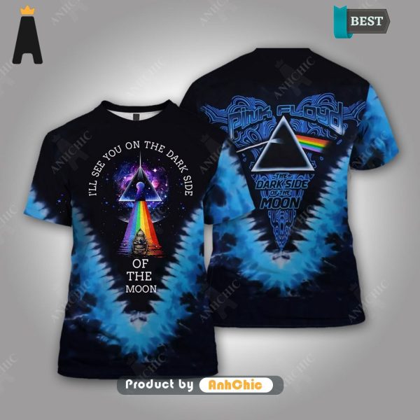 LUXURY Pink Floyd I’ll See You On The Dark Side Of The Moon Street Style Fusion 3D T-Shirt