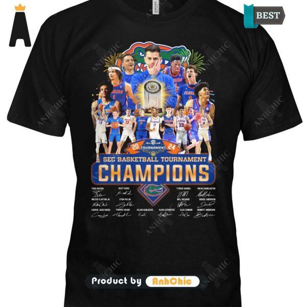 [MODERN] Florida Men’s Basketball SEC Basketball Tournement 2024 Champions Urban Streetwear T-Shirt