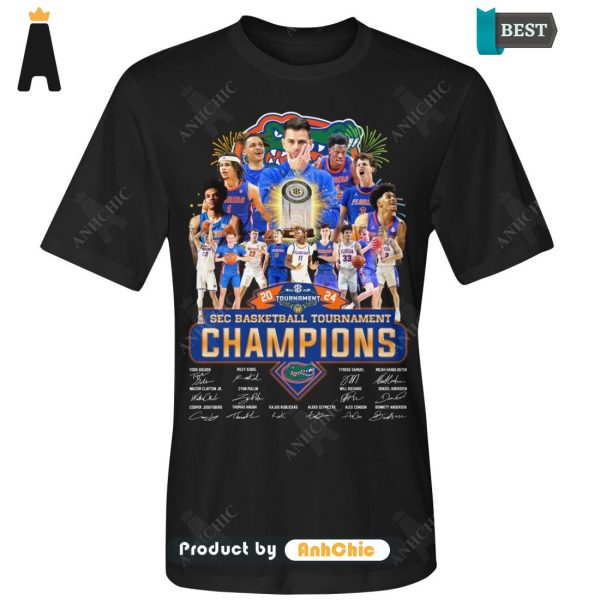 [MODERN] Florida Men’s Basketball SEC Basketball Tournement 2024 Champions Urban Streetwear T-Shirt